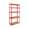 Scaffale metallico 2-in-1 Rebel, 5 ripiani, garage, 180x90x40cm, 750kg