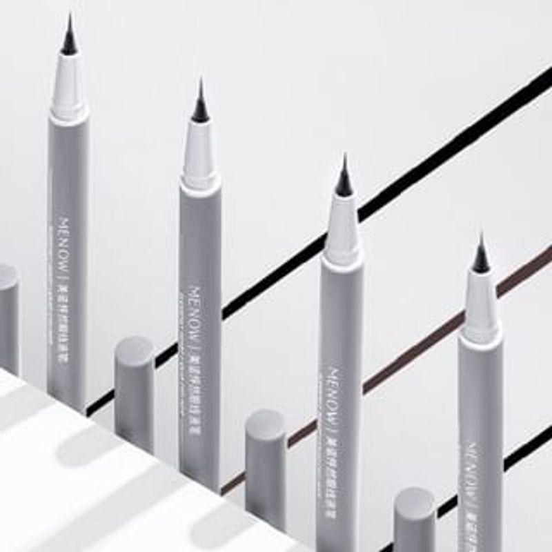 MENOW - Тонкая жидкая подводка для глаз Сердцебиение - 2 цвета 02# Brown - 0.6ml