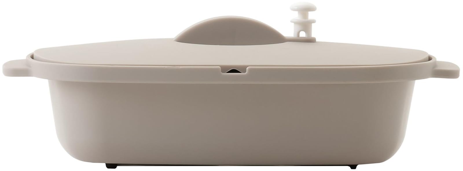 Ishigaki BAKE Ультрасовременная посуда для микроволновой печи, Безопасна для посудомоечной машины, С рецептом, Серо-бежевый, 4621