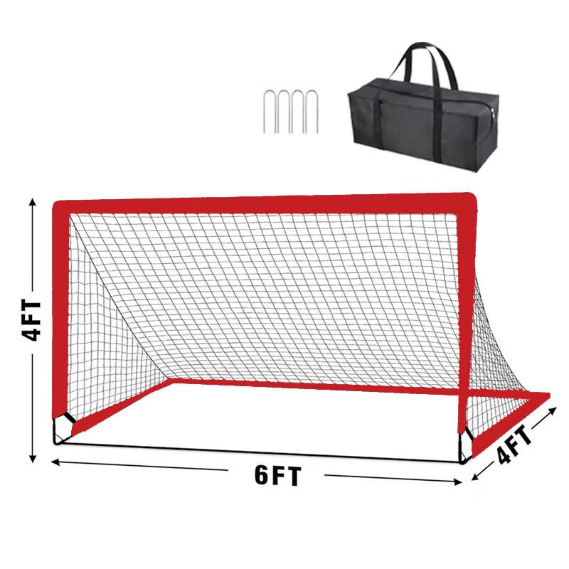 Landa Portable Fiberglass Soccer Goal 1.8x1.2m Single