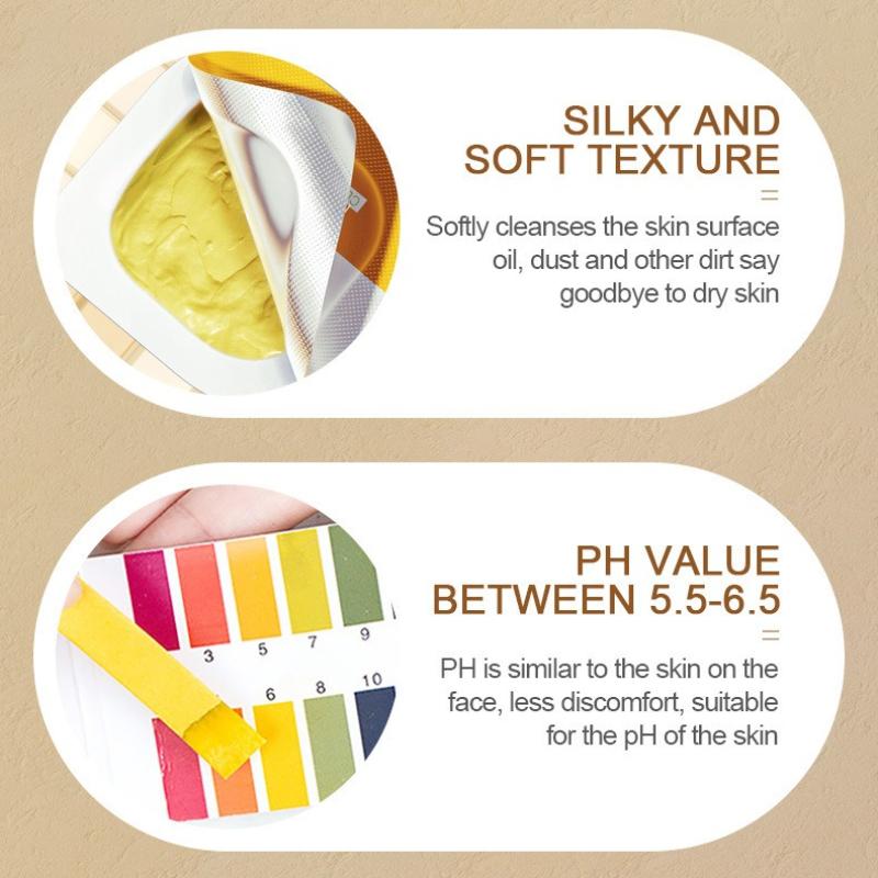 Cleansing Mud Mask SADOER Green Tea Turmeric Rose Moisturizing Apply Mask