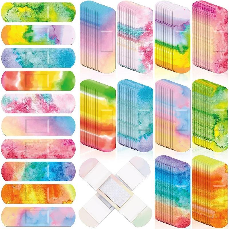 10Pcs Starry Night Sky Mermaid Horse Band Aid Cartoon Wound Plaster for Kids Children Girls Rising Patch Adhesive Bandages
