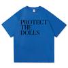 Protect The Dolls T Shirt UnisexUnisex Harajuku Aesthetic Letter Print TShirt Unisex High Quality Casual Cotton Tees Tops Clothes