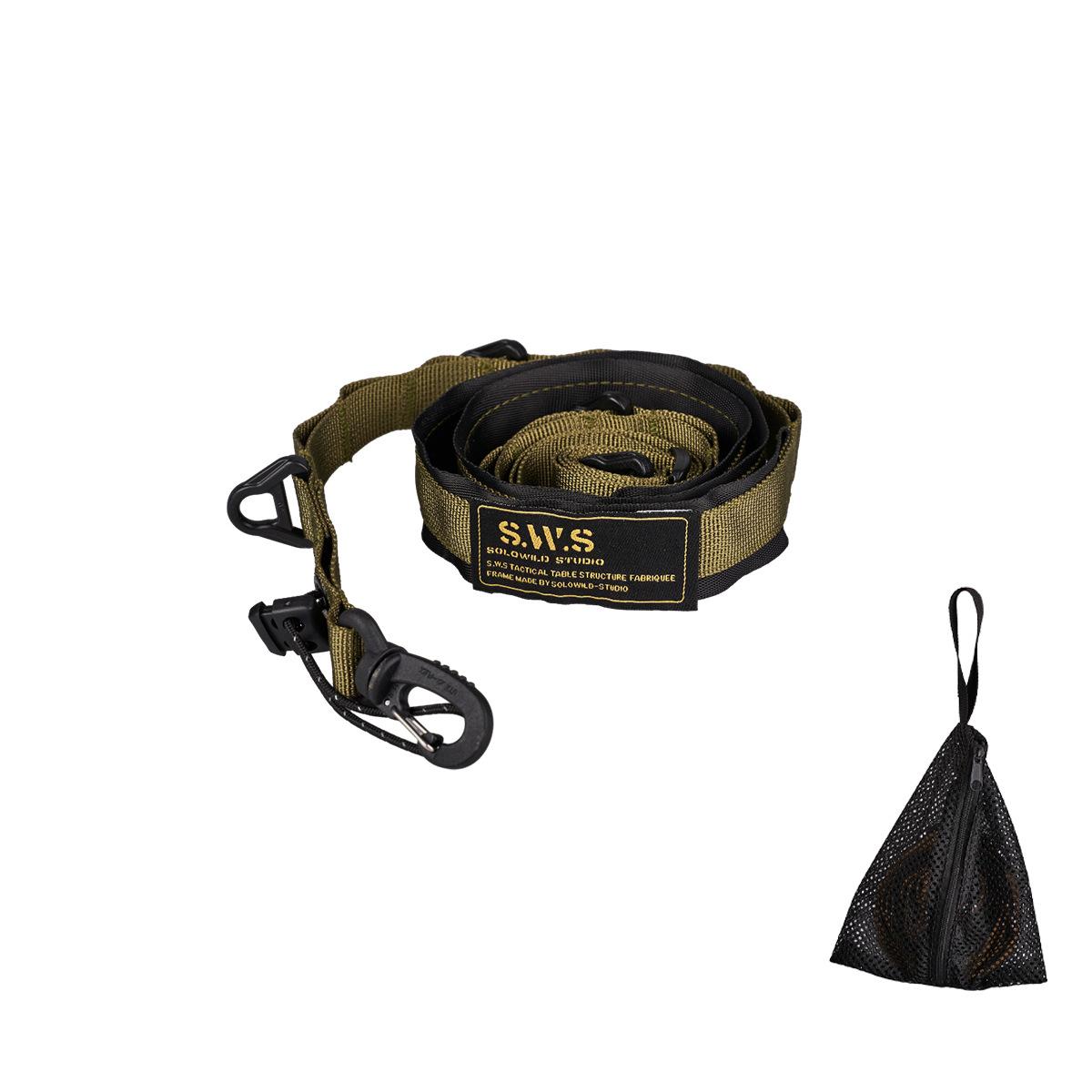 

Высокое качество на открытом воздухе любой с автомобильным тентом шнур многофункциональный плечевой ремень кемпинг функция сумка через плечо сумка через плечо зелёный