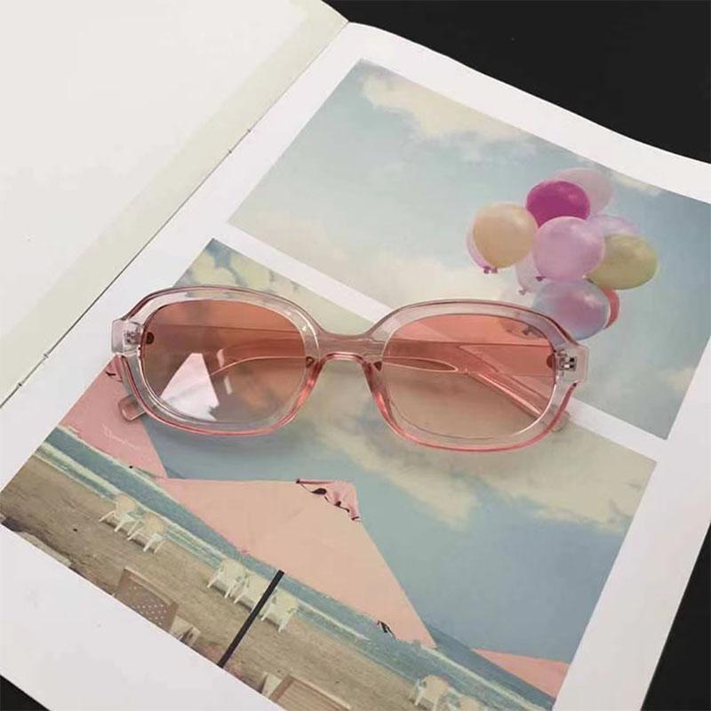Vintage Small Frame Oval Sunglasses Women's Brand Designer Tan Sun Glasses Women Outdoor Travel Eyewear UV400