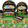 Super Bowl Combo Ball Party Supplies Birthday Decoration Arrangement Football Banner Pendant Flag Paper Plate