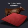 Tesla Y Custom Fit Genuine Leather Trunk Mat - Pure Cowhide Tail and Luggage Mat