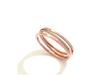 Korean Three-Layer Diagonal Micro-Diamond Titanium Steel Ring - Fashionable Index Finger Jewelry
