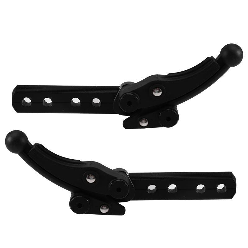 A75F-Aluminum Alloy Wheelchair Hand Brake Replacement Part For Sports Manual Wheelchair Spare Parts Pair Wheelchair Accessories