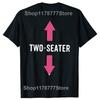 T-shirt Grafiche Cotone Streetwear Manica Corta Due Posti Papà Adulto Umorismo Regali Estivi T-shirt Due Posti Uomo