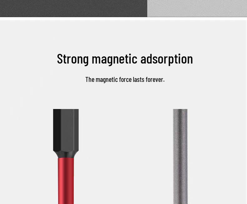 Tungsten Steel Non-Slip Magnetic Phillips Screwdriver Bits - Impact-Resistant and Super Hard for Electric Drills