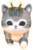 Mofusand Big Plush Honeybee Cat Running Official Toy, Pose, Large, Gray,