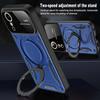 Magnetic Stand Military Grade Cases For OPPO A2 A5 A5X A17 A54 A57 A58 A77 A78 A79 A98 Shockproof Lens Protection Armor Case