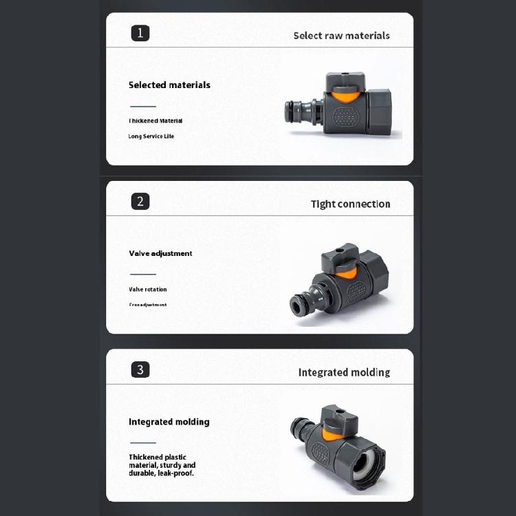 Gewinde Schnellkupplung Ventilanschluss Adapter Wasserschlauchverteiler Haus Garten Bewässerung Bewässerungsfitting Zubehör