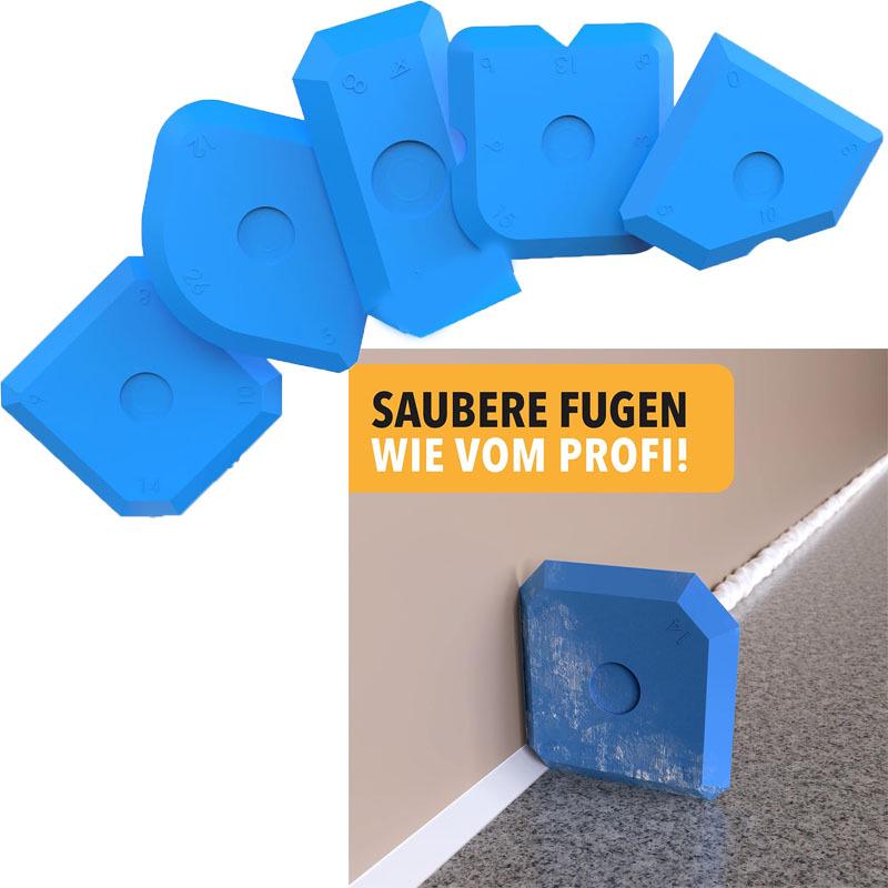 5-Piece Silicone Caulk and Grout Tool Set for Kitchen, Bathroom, Floors, and Windows