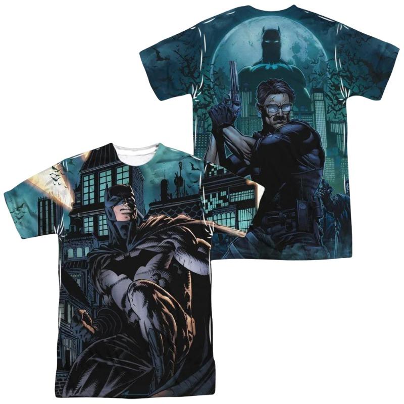 2026 New Superhero Batman Theme Print T-Shirt Anime Batman Coming For You Boys T Shirt Summer Fashion Kids Adults Tops Clothing S