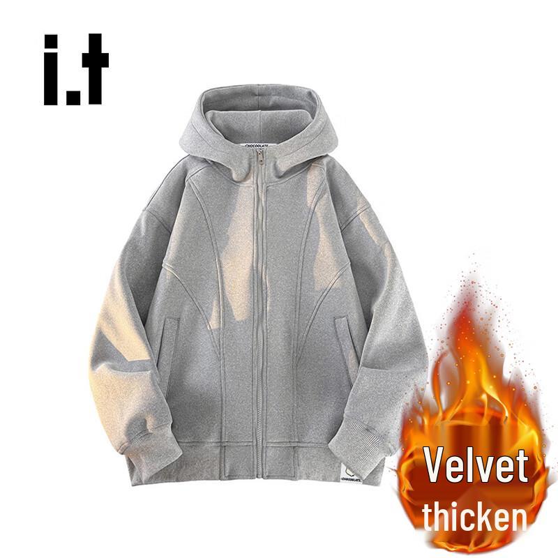 :CHOCOOLATEit Men's Casual Hooded Cardigan Sweatshirt