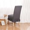 Jacquard Fabric Elastic Chair Cover Universal Size Wedding Seat Covers  Living Room