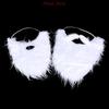 Party Performance Props Santa Claus White Beard White Eyebrows Fake Beard Set Christmas Hallowee Xmas Party Decoration