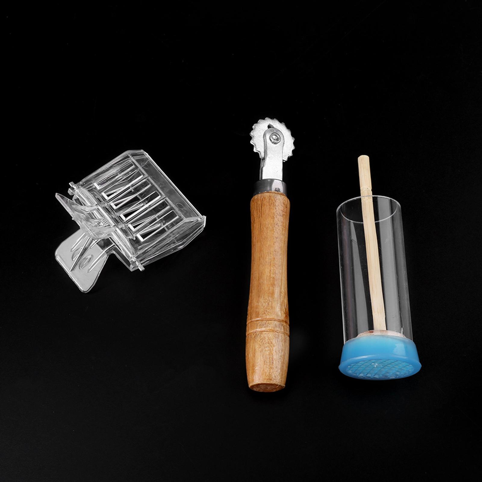 

Набор из 7 предметов Пчеловодческое оборудование Инструменты пчеловода Щетка Скребок для распечатывания сотов Ловец матки