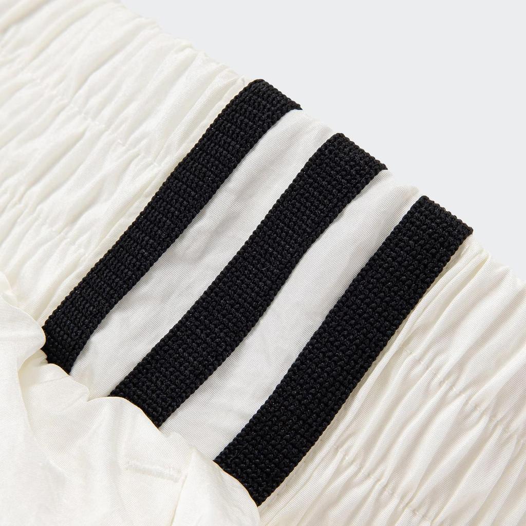 adidas Originals SS24 Bubble Skirt Series Comfortable Elastic Solid Color Casual Short Skirt Women Skirts White KA3927