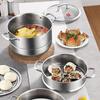 Kobach 304 Stainless Steel 3-Layer Steamer Pot