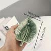 Green Ceramic Leaf Jewelry Dish Nordic Style Soap Dish Ring Storage Tray  Dresser Tabletop