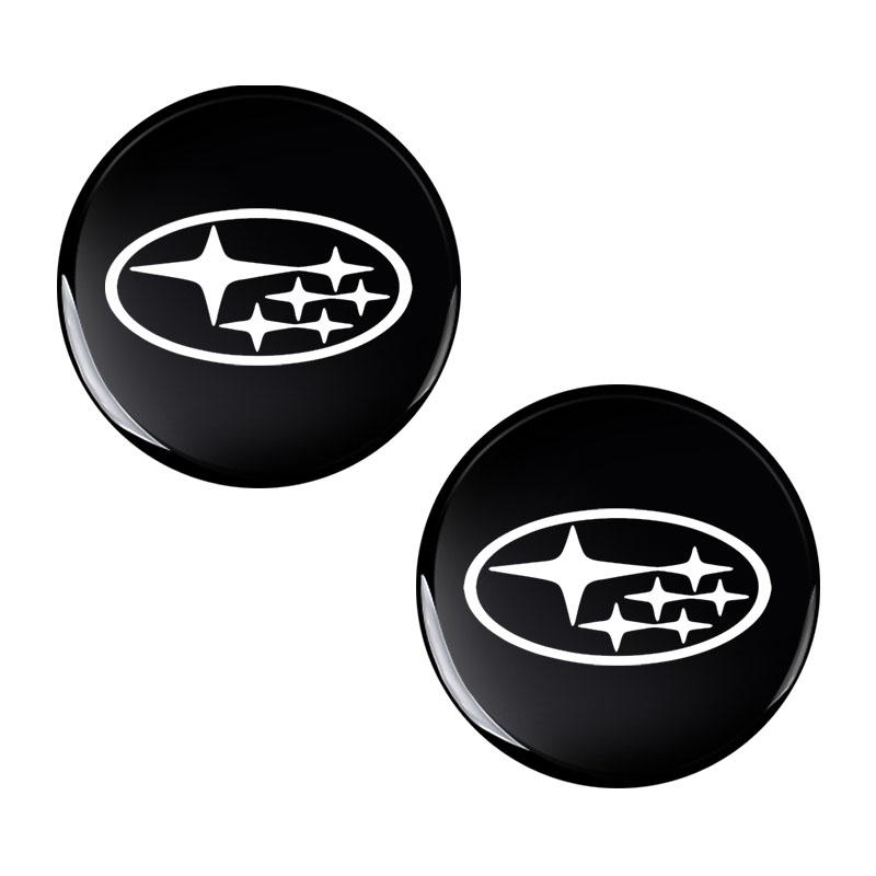 2/5/10 Stück 14MM Fernbedienungs-Autoschlüssel-Aufkleber Emblem Zubehör Für Subaru Impreza Legacy WRX STI BRZ XV WRC Forester Crosstrek