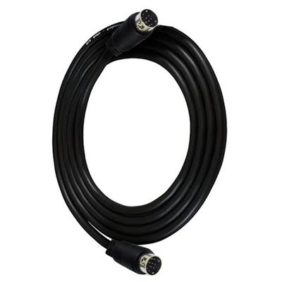 Mini Din 9PIN Adapter Cable Excellent Electrical Conductivity 9 Pin Male To 9 Pin Male Cable for Media Centers Receiver