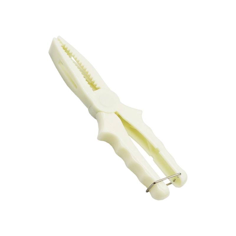 Sturdy ABS Fishing Pliers Featuring One Clicking Locking Mechanism for Easy Fish Capture Without Damage to Fish Body