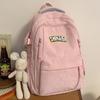 Children Elementary School Girls Junior High School Corduroy Backpack Middle School College Backpack