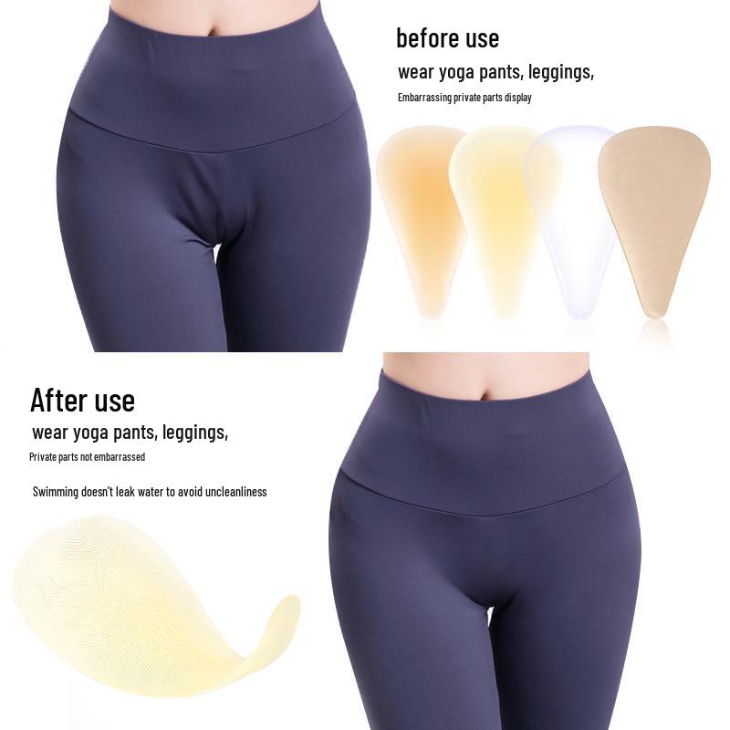 Silicone Invisible Bra Pads: Stick-On, Water-Resistant, Anti-Exposure, Seamless Yoga Sports Adhesive.