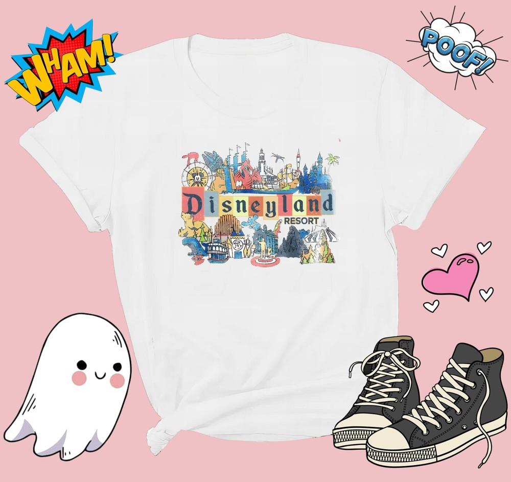 

Disneyland Resort T-shirt T shirt Men Women Unisex Tshirt G707 2XL
