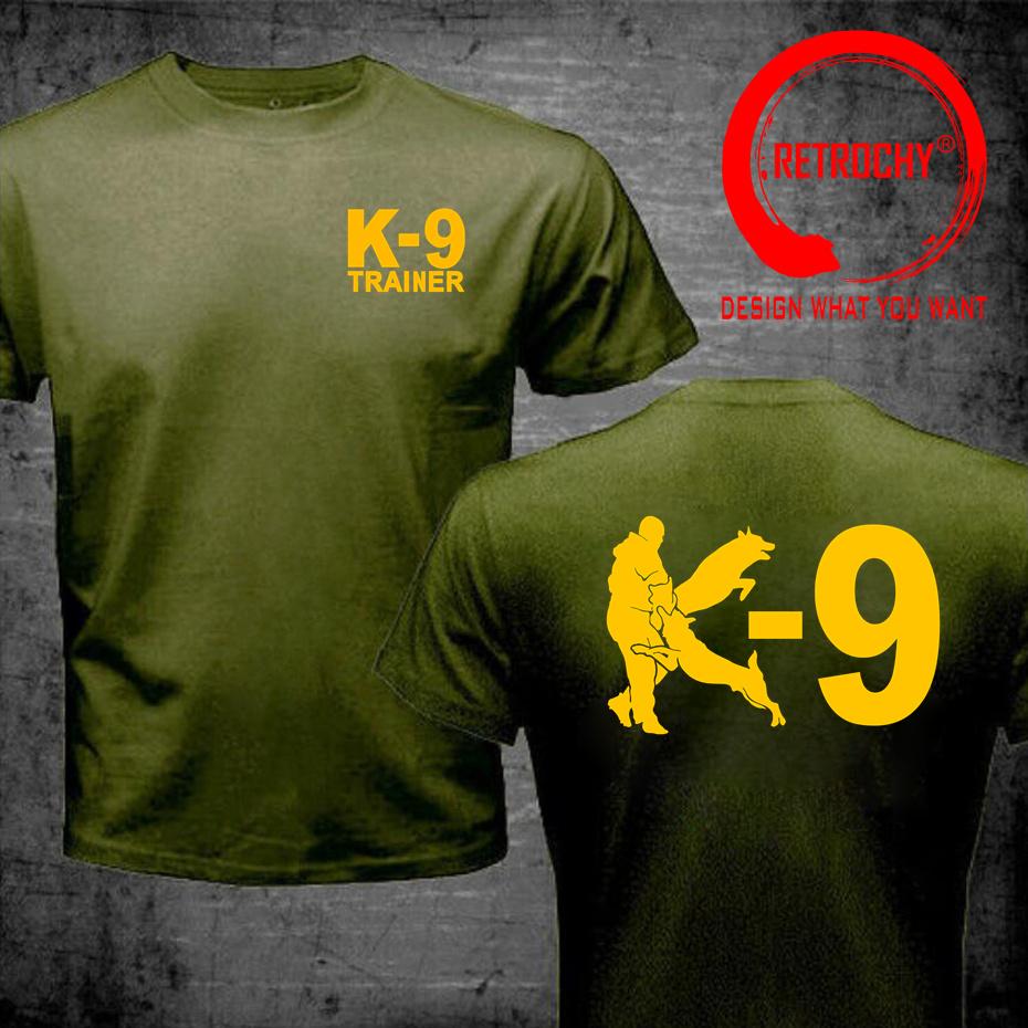 K9 TRAINER K9 Team TShirt Unisex K9 Unit Tops Tshirt Clothing 100 Cotton Short Sleeve K9 Attack Training T Shirt Unisex Clothing