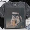 White Bulldog Dog Comfort Colors Shirt, Iced Coffee Dog Mom T-shirt, Funny Mothers Day Gifts, Dog Mama Tee, Pet Tshirt, Trendy