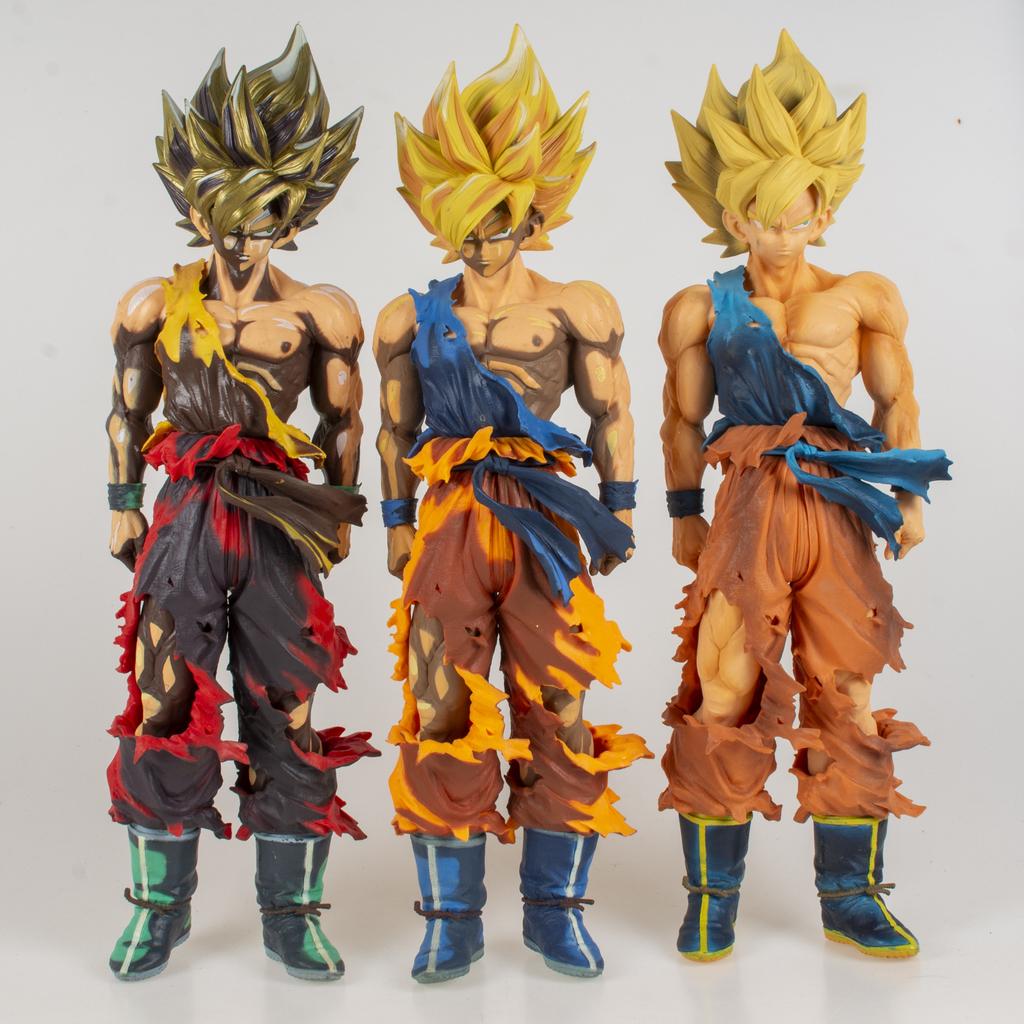 32cm Dragon Ball Z Son Goku Action Figure Anime DBZ Figuras Toys Super Saiyan Goku Figurine Model Ornaments Gift for Children