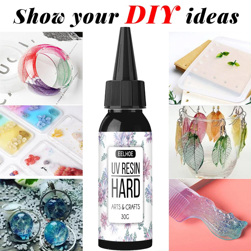 UV Resin Glue Flower Acrylic Ceramic Adhesive UV Hand DIY Curing Adhesive
