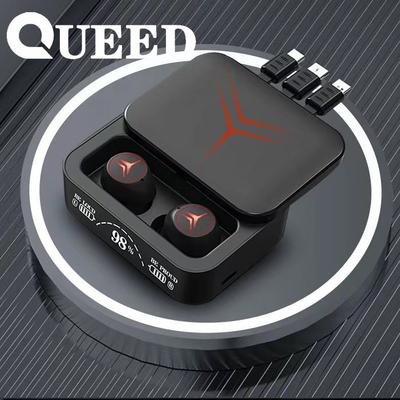 New Sliding Cover Binaural Wireless Sports In-ear Digital Display TWS Bluetooth Headset