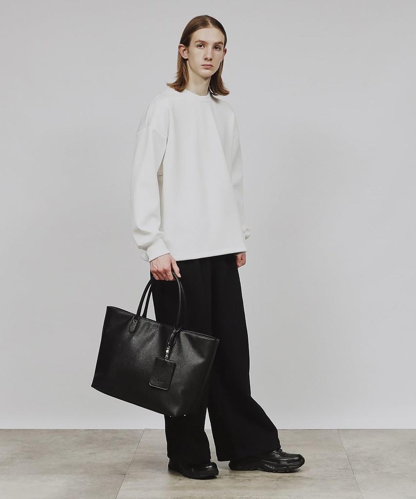 Takeo Tote Bag Leather Tote Bag 97901330 Black 00 [TK Kikuchi] Men's (019)