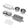 Electric Lunch Box Stainless Steel Double Layer Fast Heating Food Box Portable Lunch Warmer for Home Car School Work