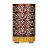 Aroma Diffuser Scent Ultrasonic Air Humidifier Iron Art Hollow Lotus Flower Pattern 2025 New Home Decorations with LED Lights