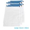 Mesh Drawstring Toy Storage Bags Reusable Washable Pouches for Kids Blocks Puzzle Fruits Vegetables Playroom Kitchen Organizer