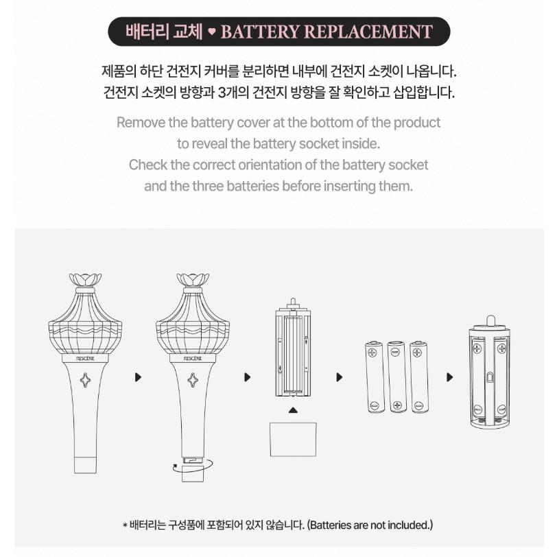Pre-order RESCENE Light Stick ver.2 & POB