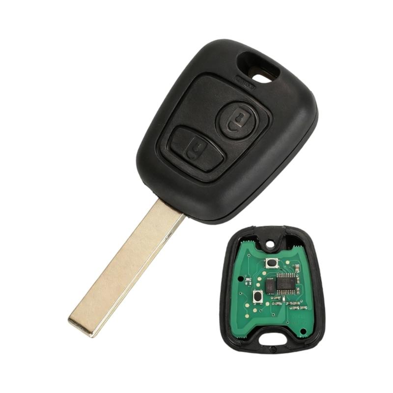 

Пульт автомобильного ключа с 2 кнопками и чипом-транспондером ID46/4D70 433 МГц Пульт автомобильного ключа для некоторых моделей автомобилей HU83
