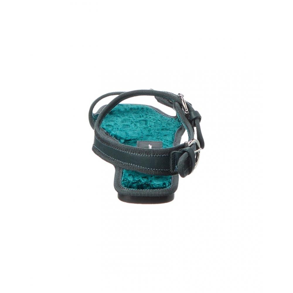 Salvatore Ferragamo Ferragamo Leather Sandal Green