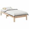 VidaXL Bed Frames Without Mattress 80x200 Cm Solid Pine Wood, Bedroom Furniture, Slatted Base, Double Bed, Bed, Bedstead, Bed In 859214