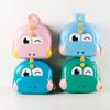 Stylish Cute Dinosaur Kids Backpack Fashionable Cartoon Shell Design For Boys And Girls