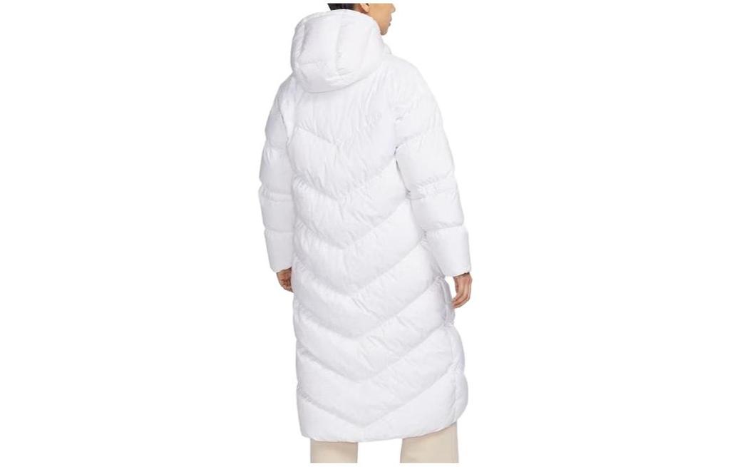 Nike Down Jackets Women's White Hooded Moderate Other FD8213-100