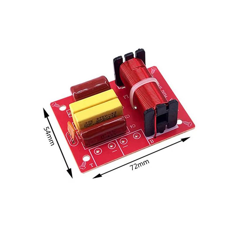 80W 2 Way Crossover Filters Module Hifi Speaker Treble Bass Dual Frequency Divider Crossover For Diy Home Video Audio Speaker