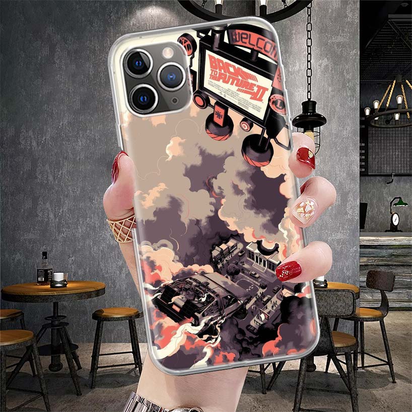 Back To The Future TV Soft Phone Case For IPhone 11 17 Air 16E 16 Pro Max 15 + 14 Plus 13 Mini 12 Apple 7 SE 8 Fundas Coque 11 1